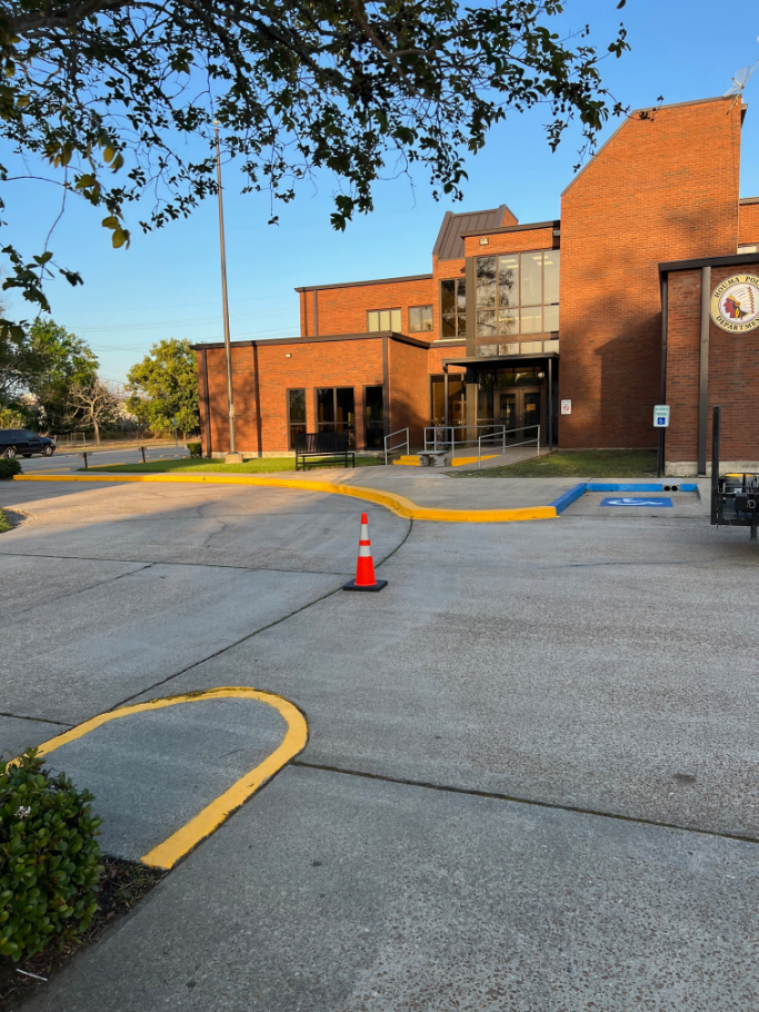 Houma Police Department Parking Lot Striping