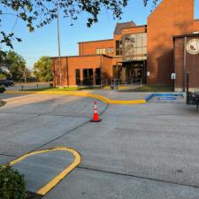 Parking lot striping