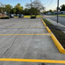 Parking lot striping