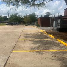 Parking lot striping